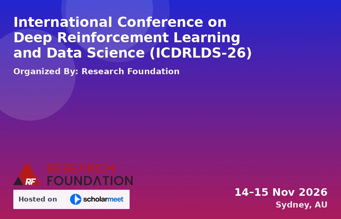 International Conference on Deep Reinforcement Learning and Data Science (ICDRLDS-26)