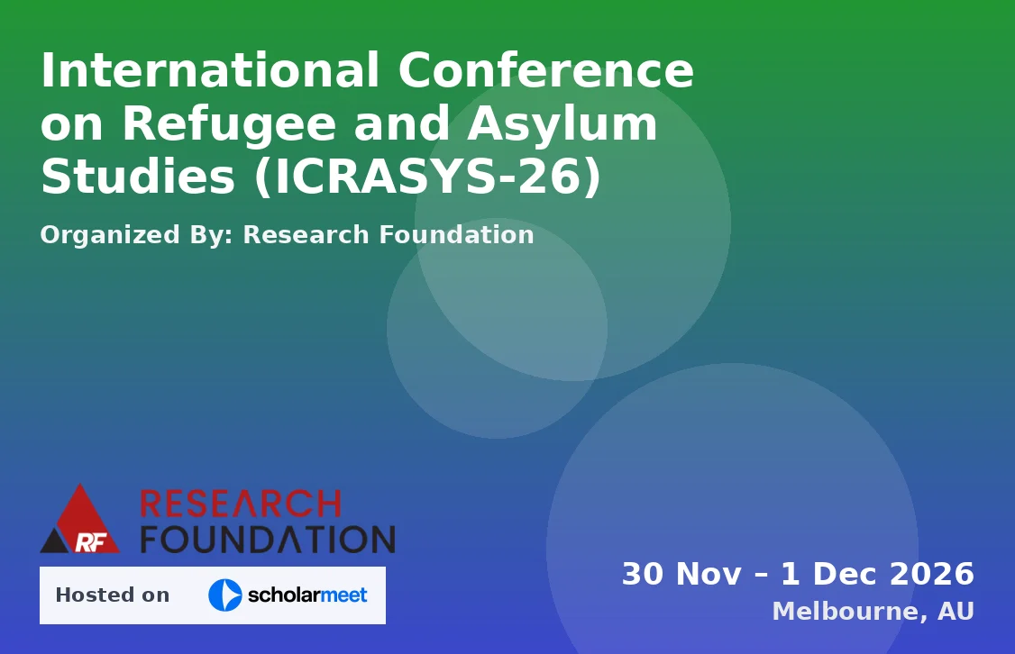 International Conference on Refugee and Asylum Studies (ICRASYS-26)