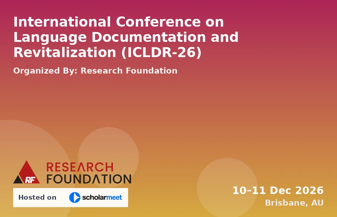 International Conference on Language Documentation and Revitalization (ICLDR-26)