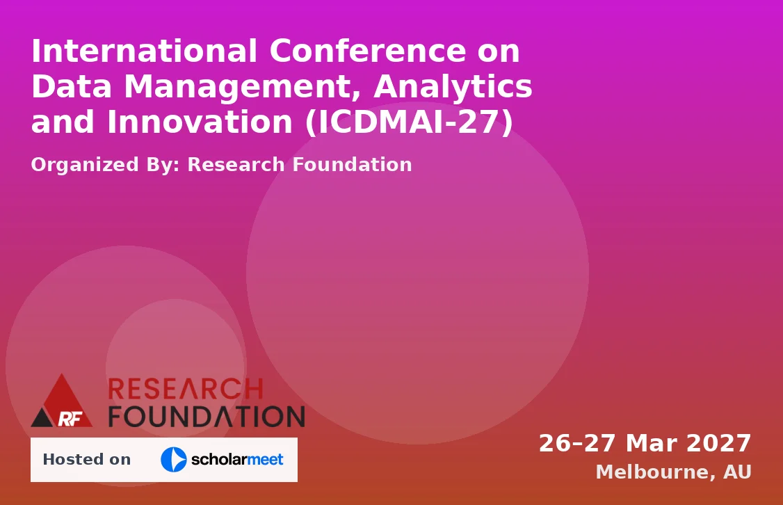 International Conference on Data Management, Analytics and Innovation (ICDMAI-27)
