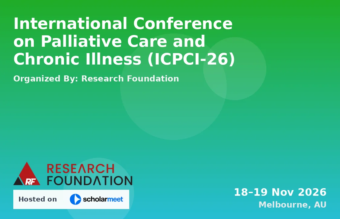 International Conference on Palliative Care and Chronic Illness (ICPCI-26)