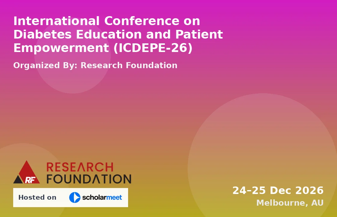 International Conference on Diabetes Education and Patient Empowerment (ICDEPE-26)