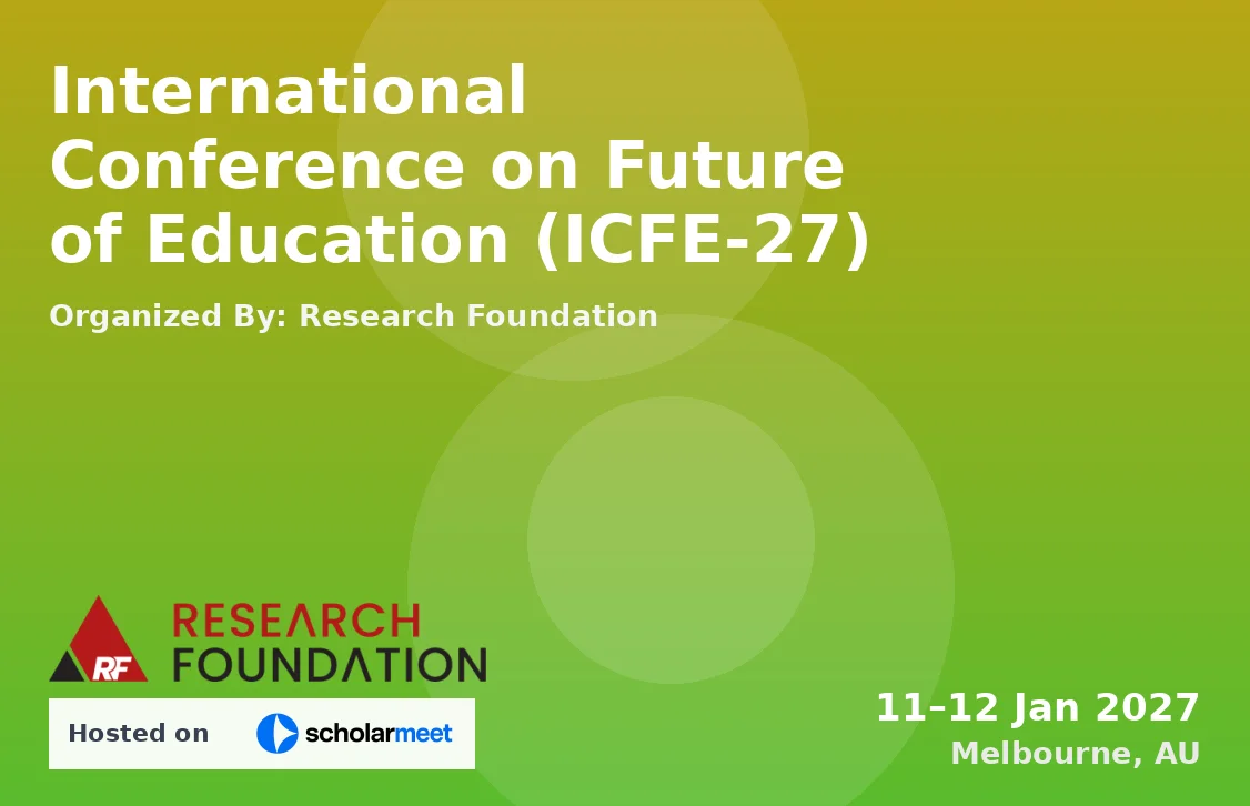 International Conference on Future of Education (ICFE-27)