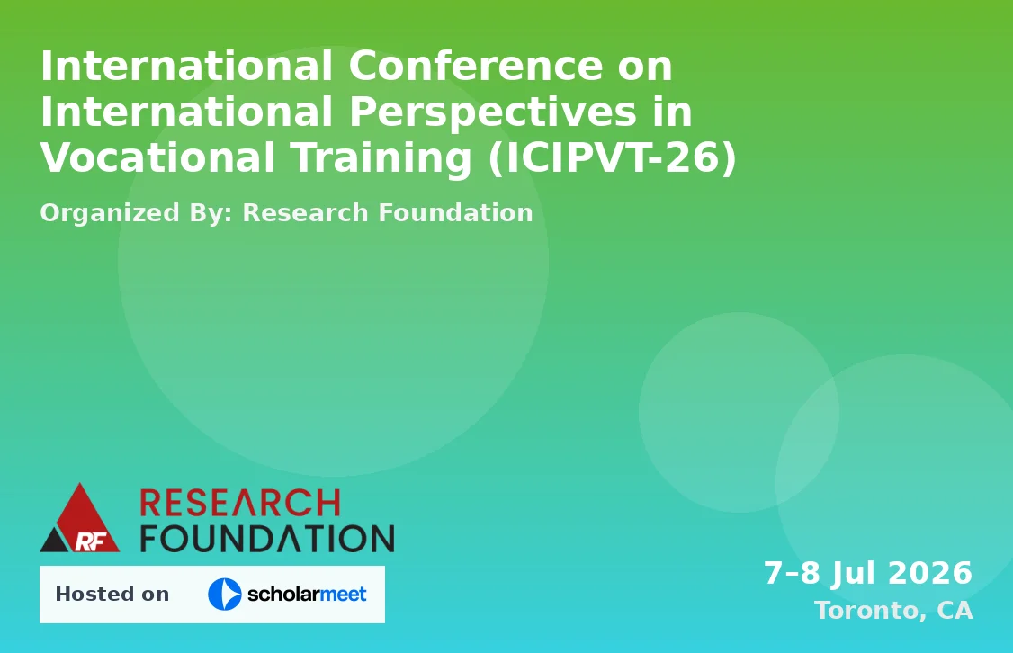 International Conference on International Perspectives in Vocational Training (ICIPVT-26)