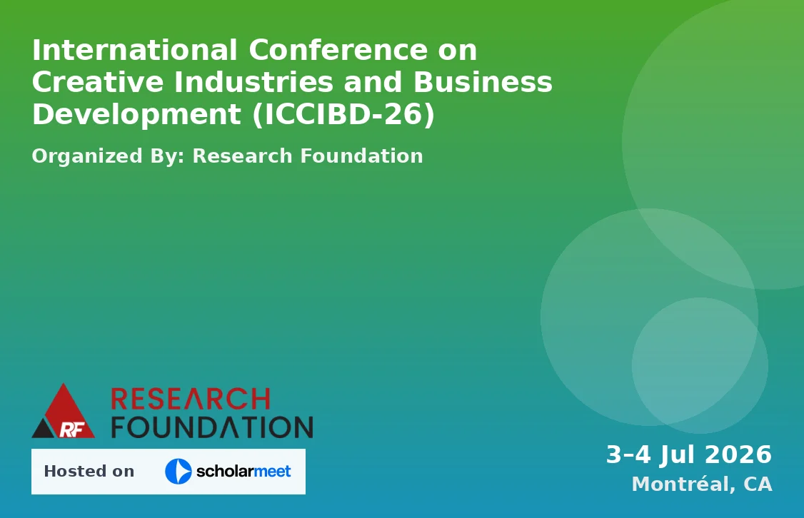 International Conference on Creative Industries and Business Development (ICCIBD-26)