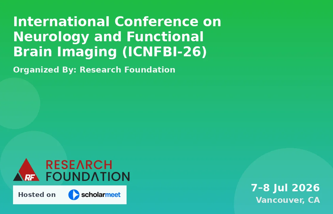 International Conference on Neurology and Functional Brain Imaging (ICNFBI-26)