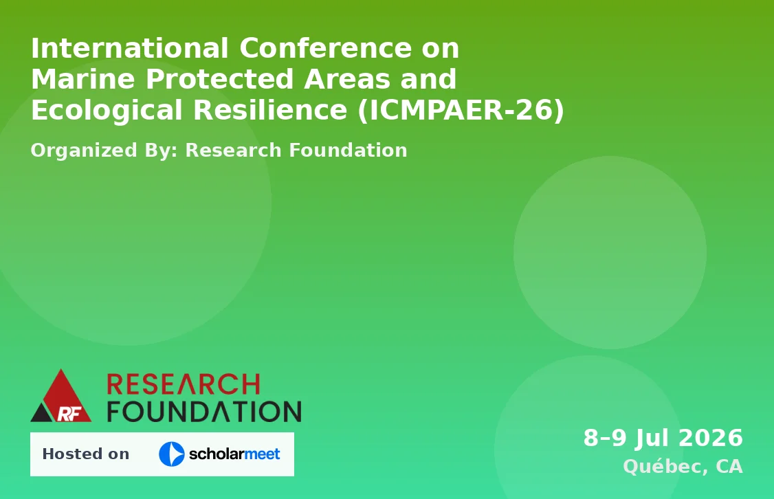International Conference on Marine Protected Areas and Ecological Resilience (ICMPAER-26)