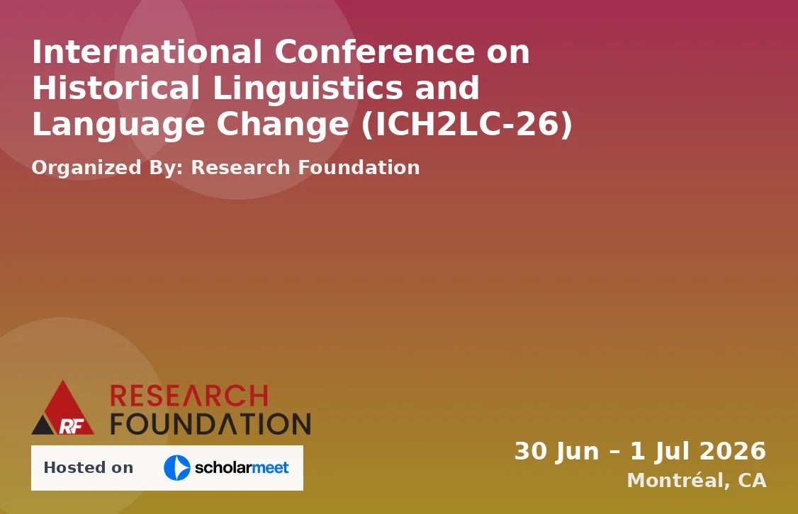 International Conference on Historical Linguistics and Language Change (ICH2LC-26)