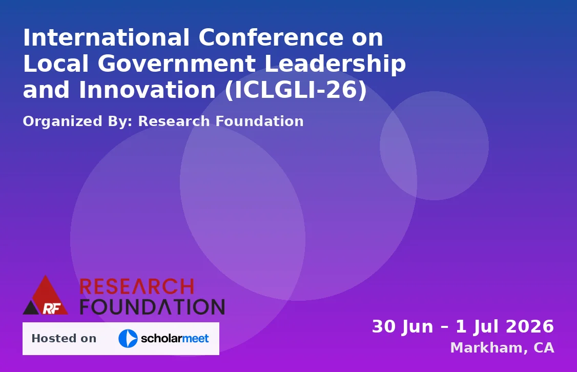 International Conference on Local Government Leadership and Innovation (ICLGLI-26)