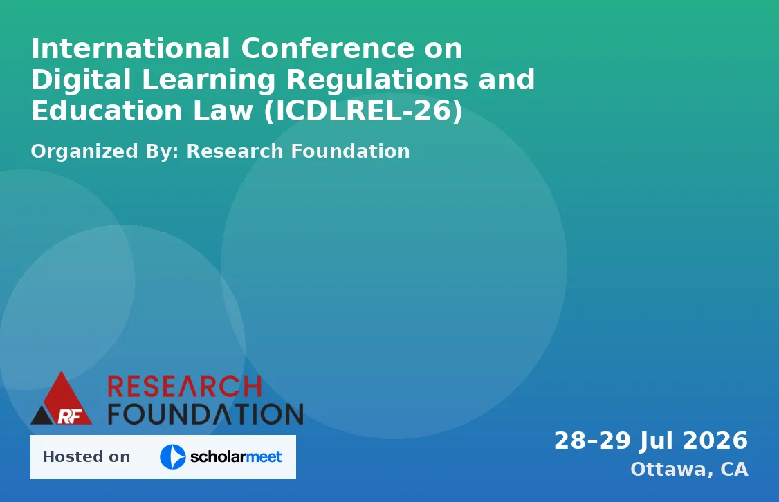 International Conference on Digital Learning Regulations and Education Law (ICDLREL-26)