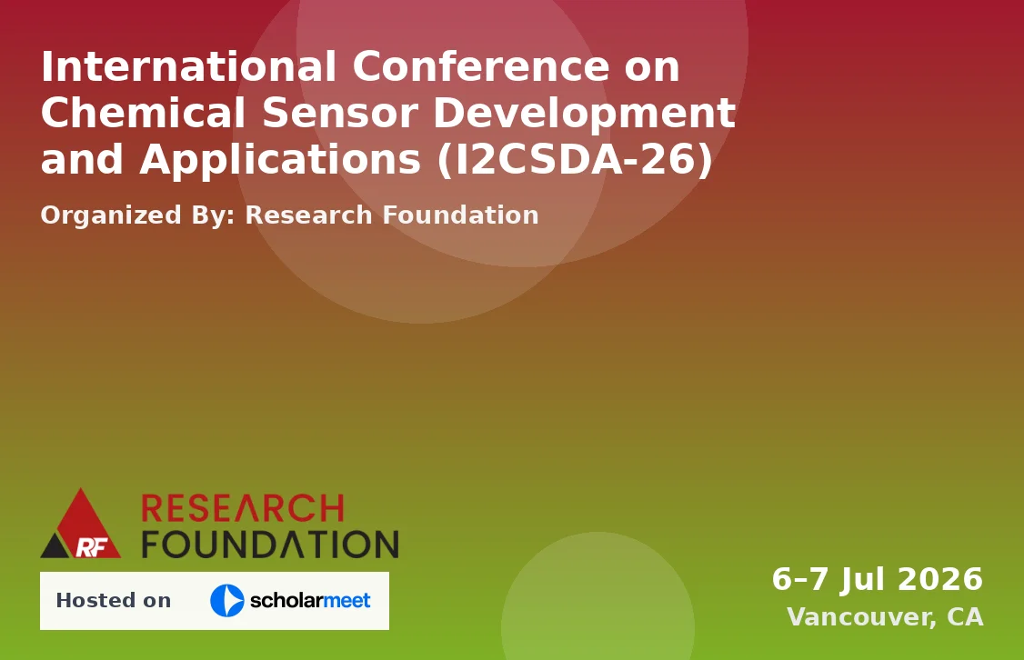 International Conference on Chemical Sensor Development and Applications (I2CSDA-26)