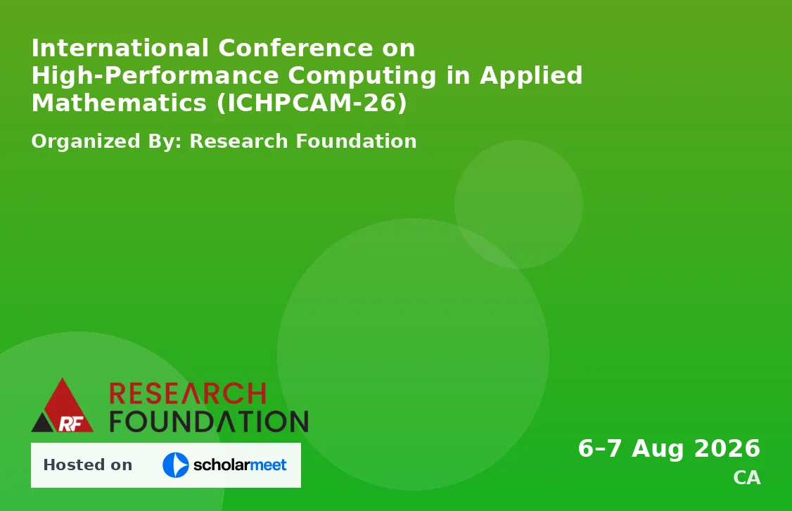 International Conference on High-Performance Computing in Applied Mathematics (ICHPCAM-26)