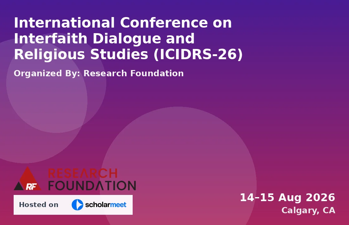 International Conference on Interfaith Dialogue and Religious Studies (ICIDRS-26)