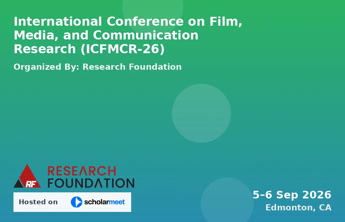 International Conference on Film, Media, and Communication Research (ICFMCR-26)