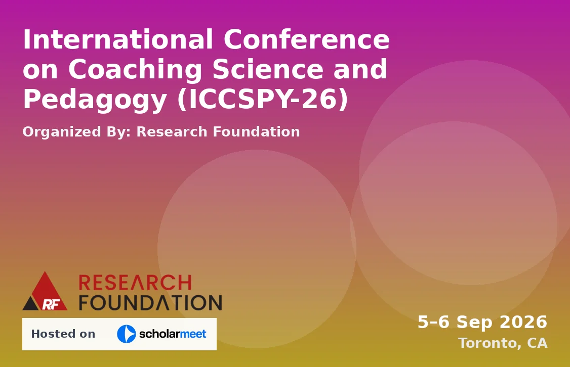International Conference on Coaching Science and Pedagogy (ICCSPY-26)