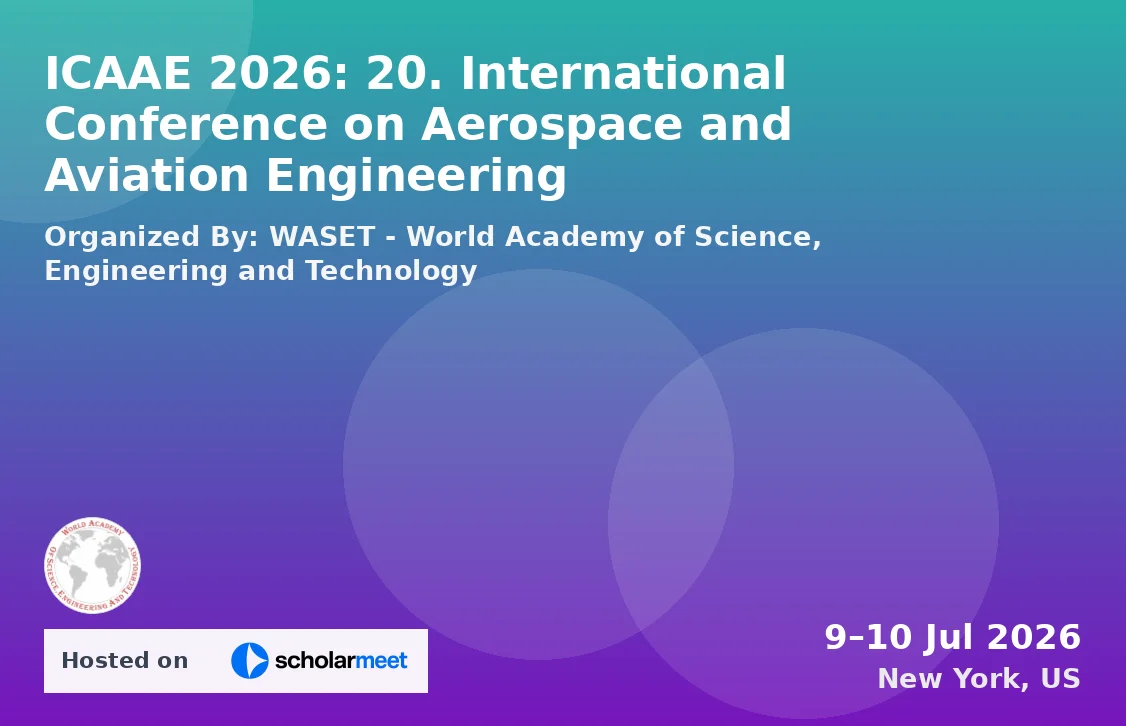 ICAAE 2026: 20. International Conference on Aerospace and Aviation Engineering