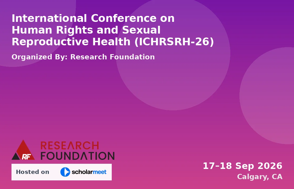 International Conference on Human Rights and Sexual Reproductive Health (ICHRSRH-26)