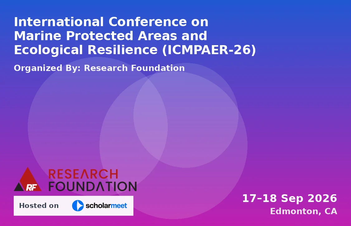 International Conference on Marine Protected Areas and Ecological Resilience (ICMPAER-26)