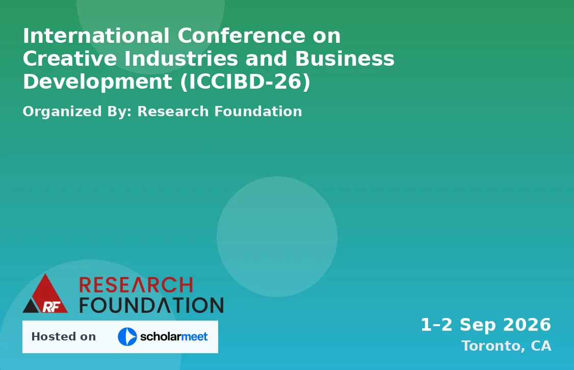 International Conference on Creative Industries and Business Development (ICCIBD-26)