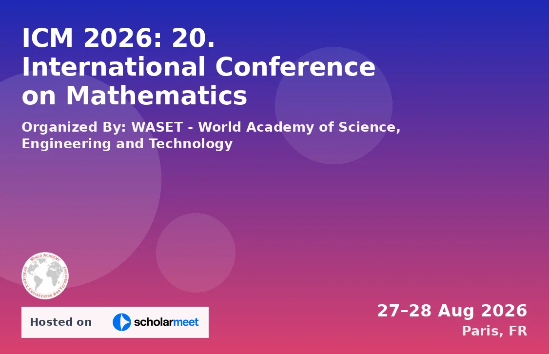 ICM 2026: 20. International Conference on Mathematics
