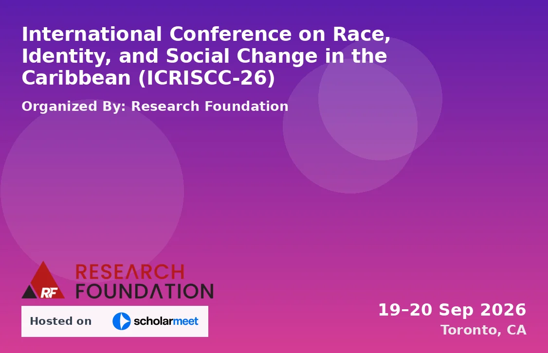 International Conference on Race, Identity, and Social Change in the Caribbean (ICRISCC-26)