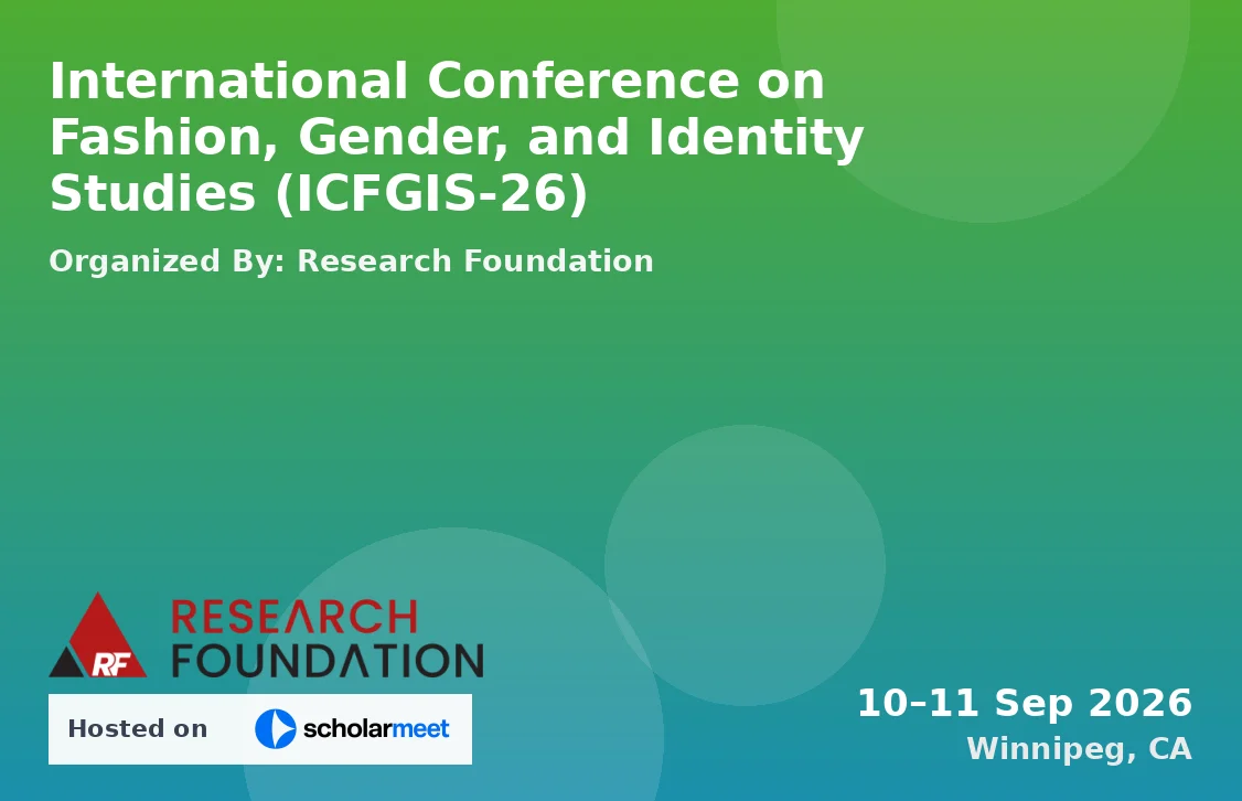 International Conference on Fashion, Gender, and Identity Studies (ICFGIS-26)