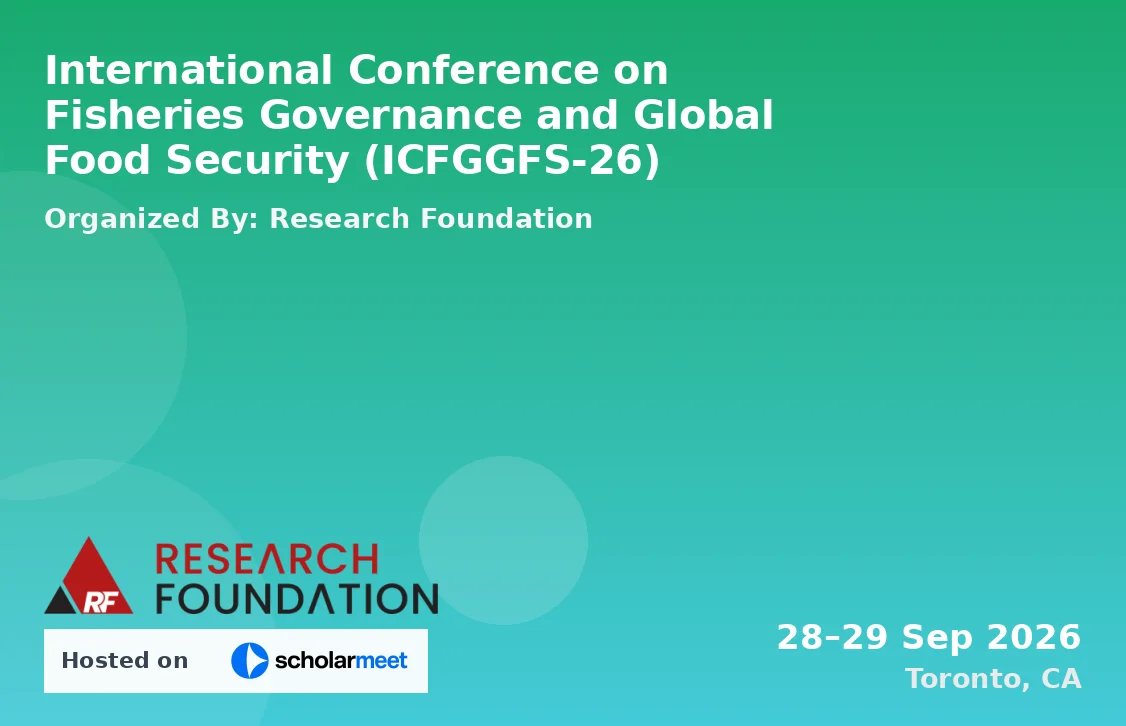 International Conference on Fisheries Governance and Global Food Security (ICFGGFS-26)