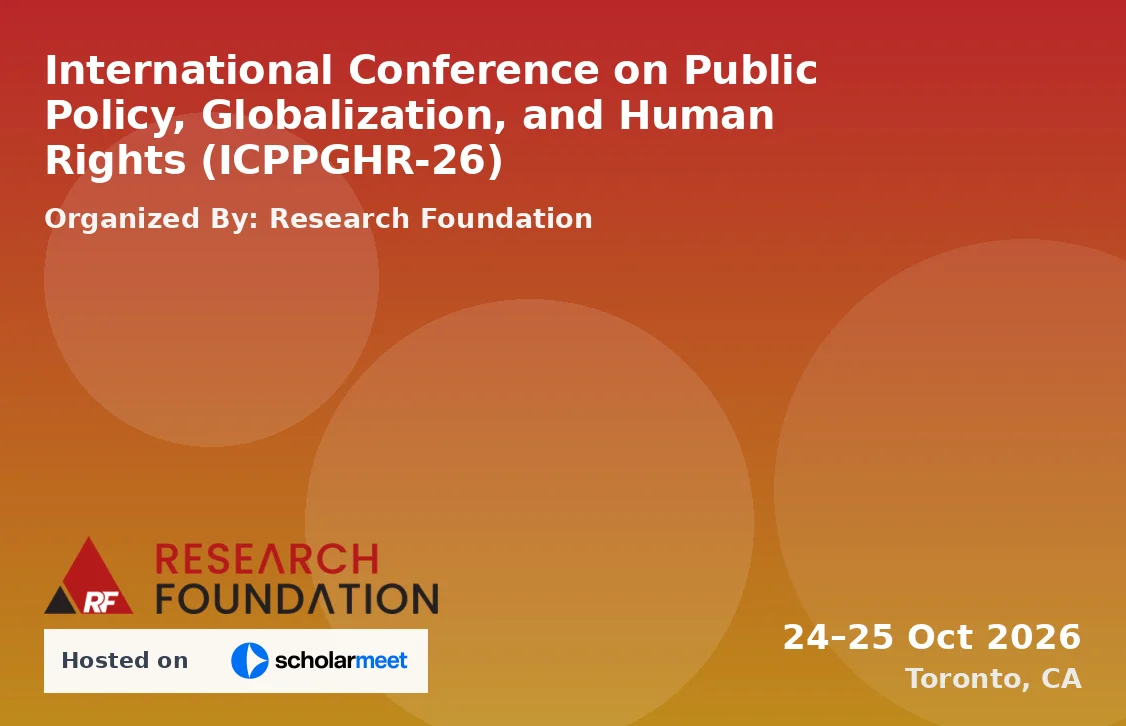 International Conference on Public Policy, Globalization, and Human Rights (ICPPGHR-26)