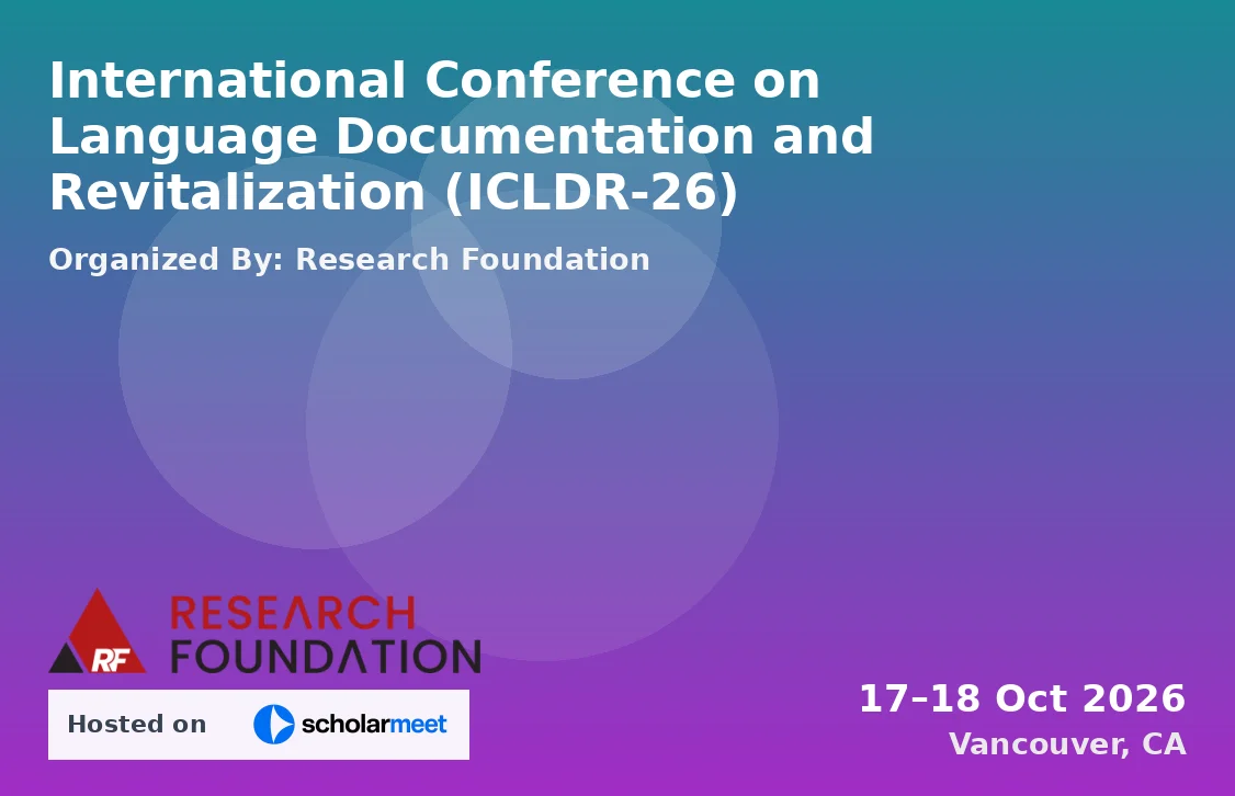 International Conference on Language Documentation and Revitalization (ICLDR-26)