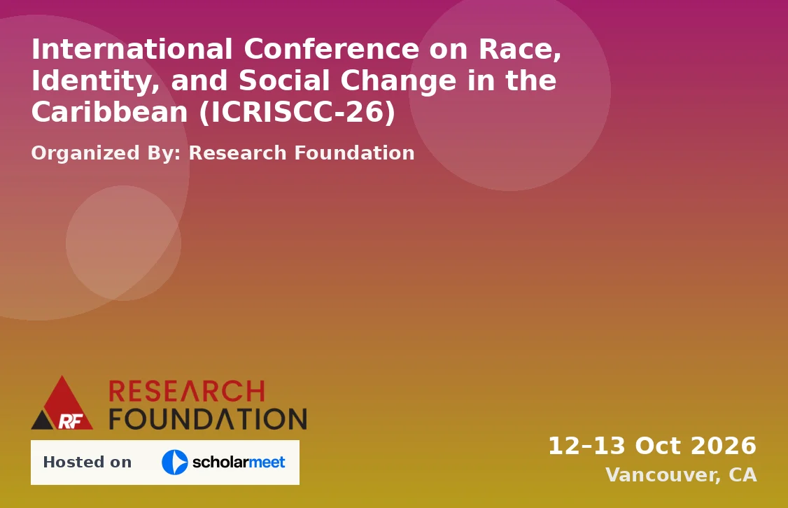 International Conference on Race, Identity, and Social Change in the Caribbean (ICRISCC-26)