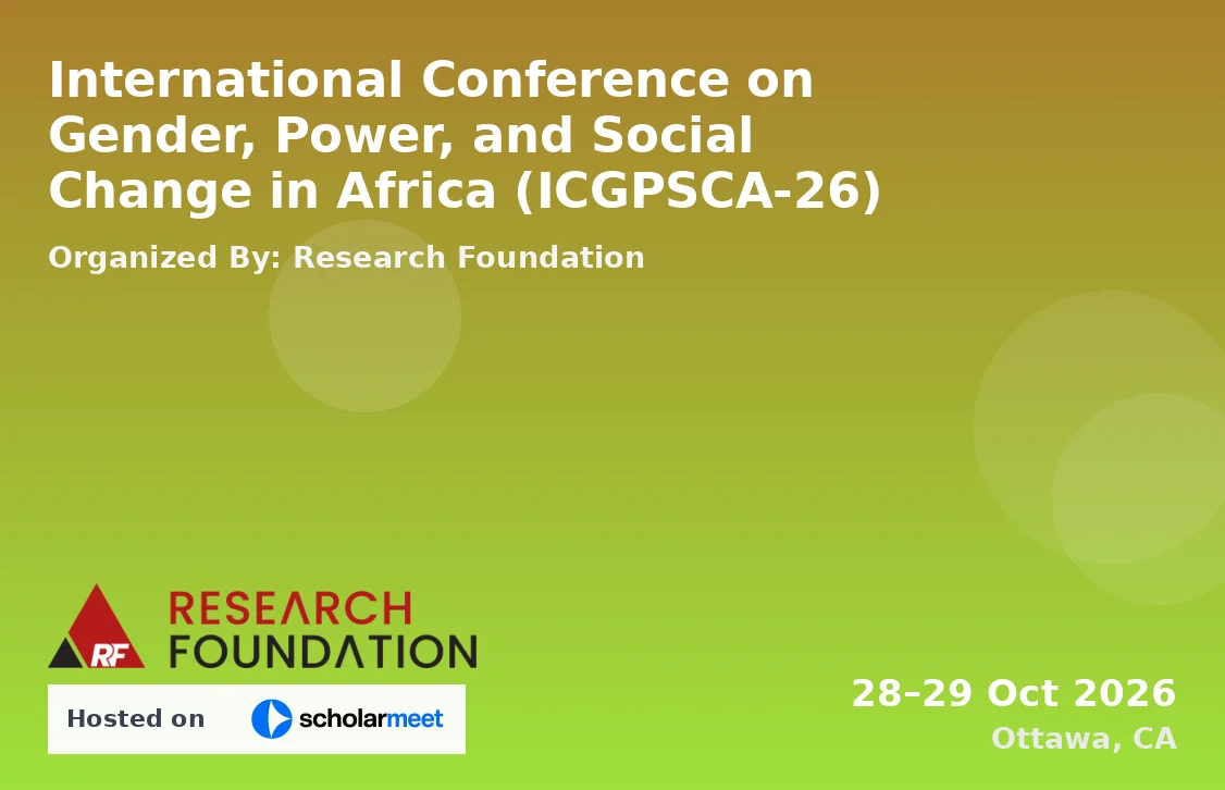 International Conference on Gender, Power, and Social Change in Africa (ICGPSCA-26)