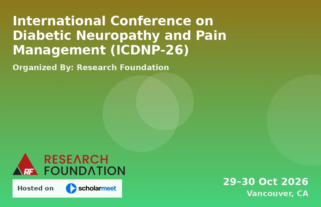 International Conference on Diabetic Neuropathy and Pain Management (ICDNP-26)