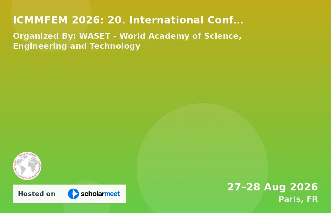 ICMMFEM 2026: 20. International Conference on Magnetism, Magnetic Field, Electromagnetism and Magnetostatics