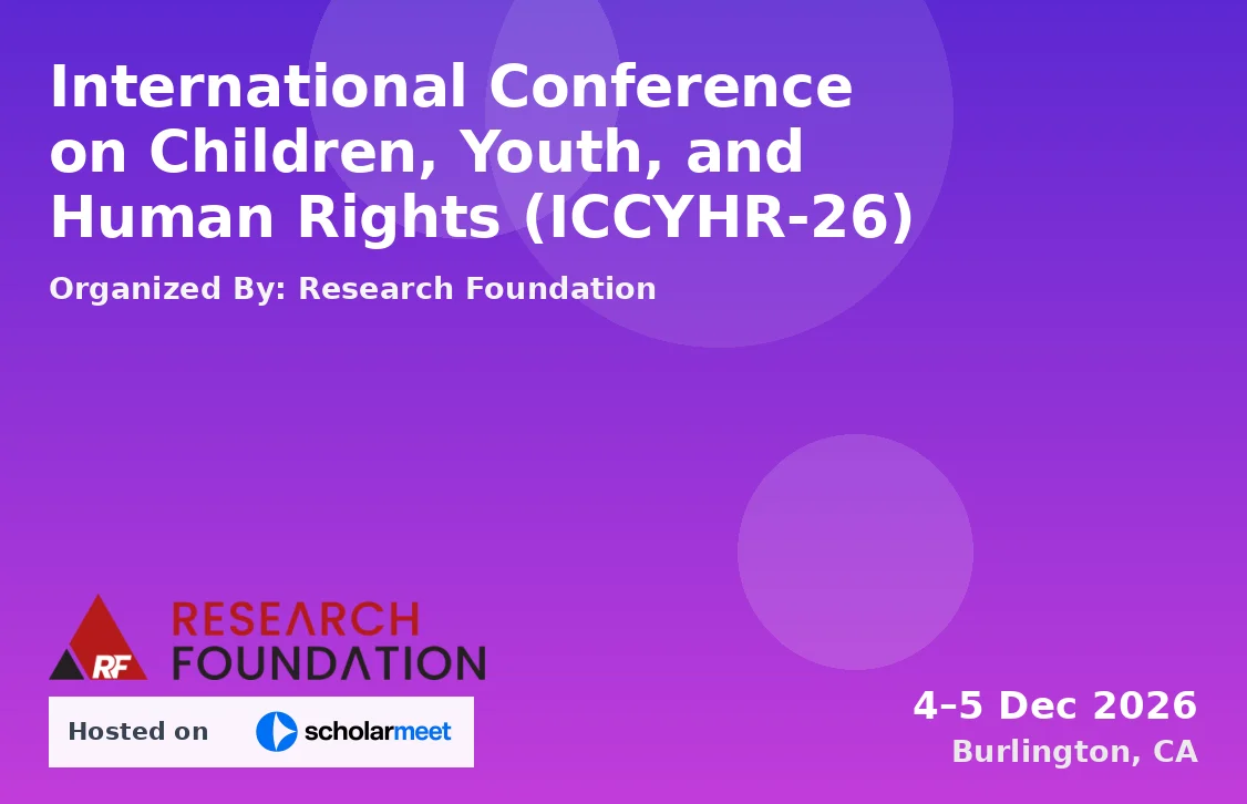 International Conference on Children, Youth, and Human Rights (ICCYHR-26)