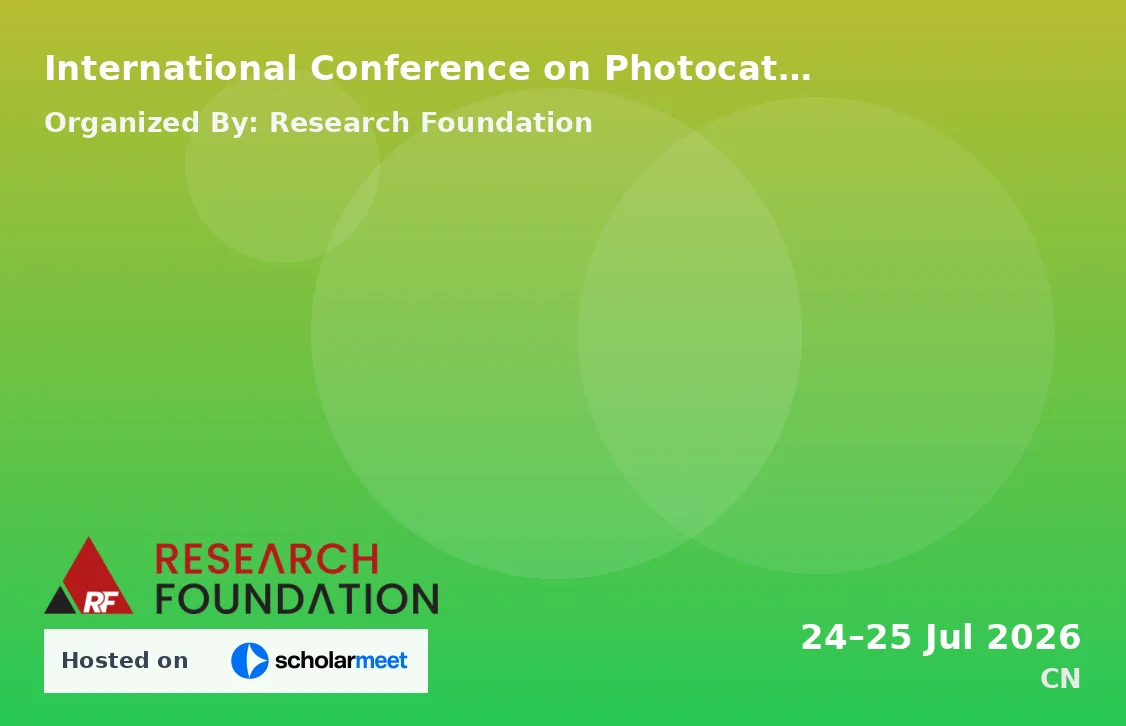 International Conference on Photocatalysis and Microplastic Decomposition Techniques (ICPMPDT-26)