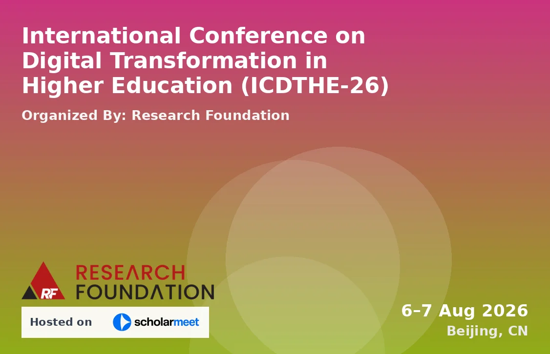 International Conference on Digital Transformation in Higher Education (ICDTHE-26)