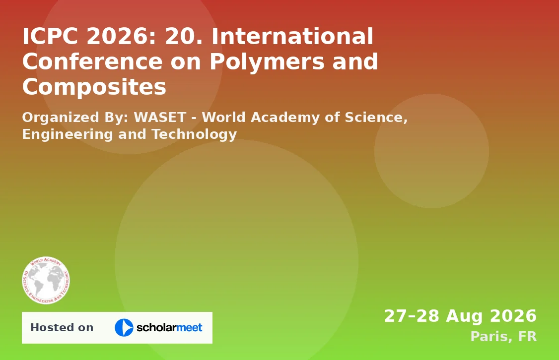 ICPC 2026: 20. International Conference on Polymers and Composites