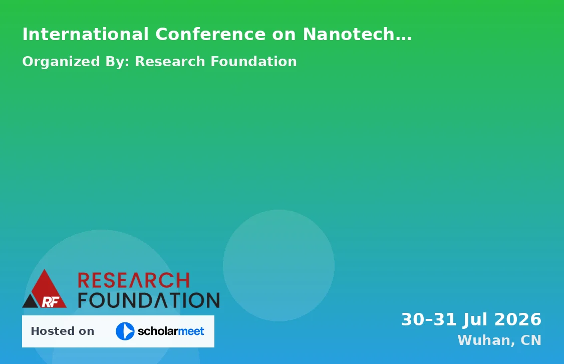 International Conference on Nanotechnology in Electrical Engineering and Energy Sustainability (ICNEEES-26)