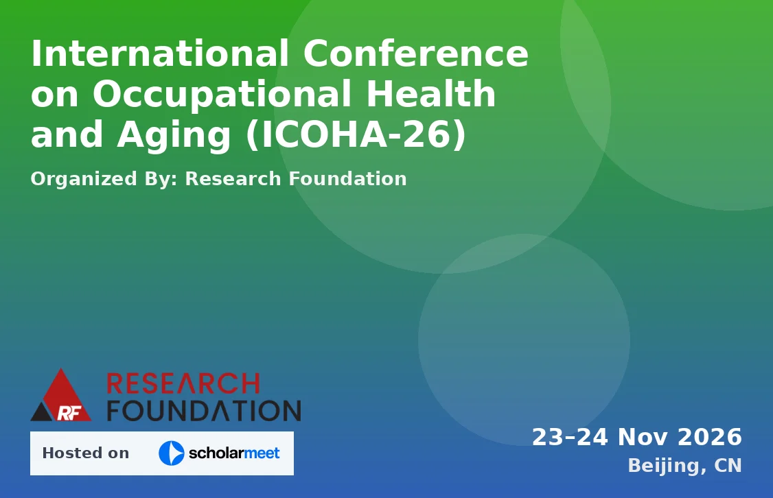 International Conference on Occupational Health and Aging (ICOHA-26)