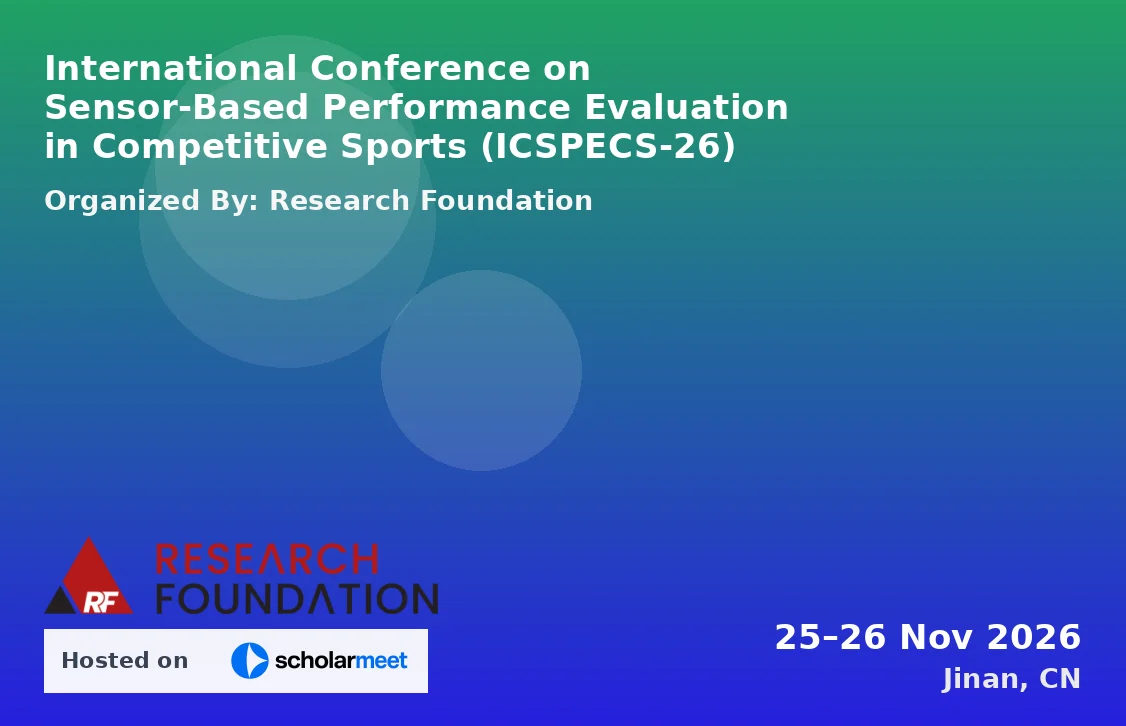 International Conference on Sensor-Based Performance Evaluation in Competitive Sports (ICSPECS-26)