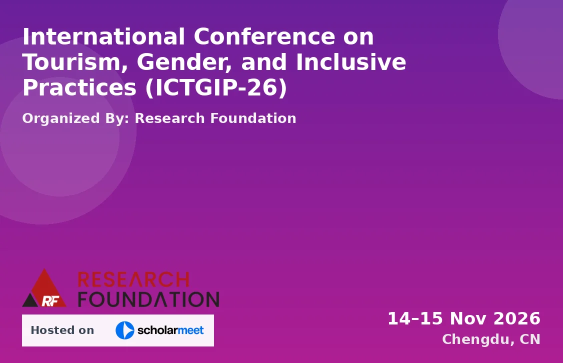 International Conference on Tourism, Gender, and Inclusive Practices (ICTGIP-26)
