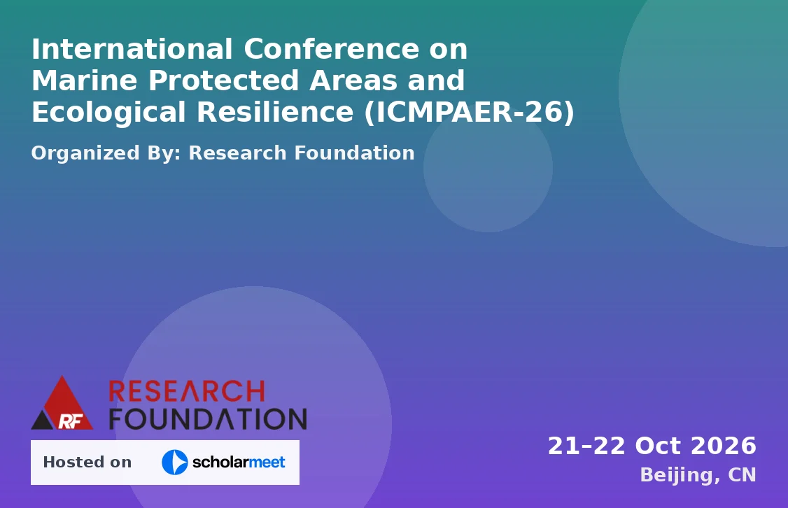 International Conference on Marine Protected Areas and Ecological Resilience (ICMPAER-26)