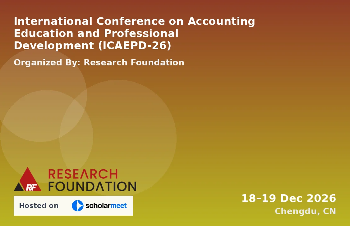 International Conference on Accounting Education and Professional Development (ICAEPD-26)