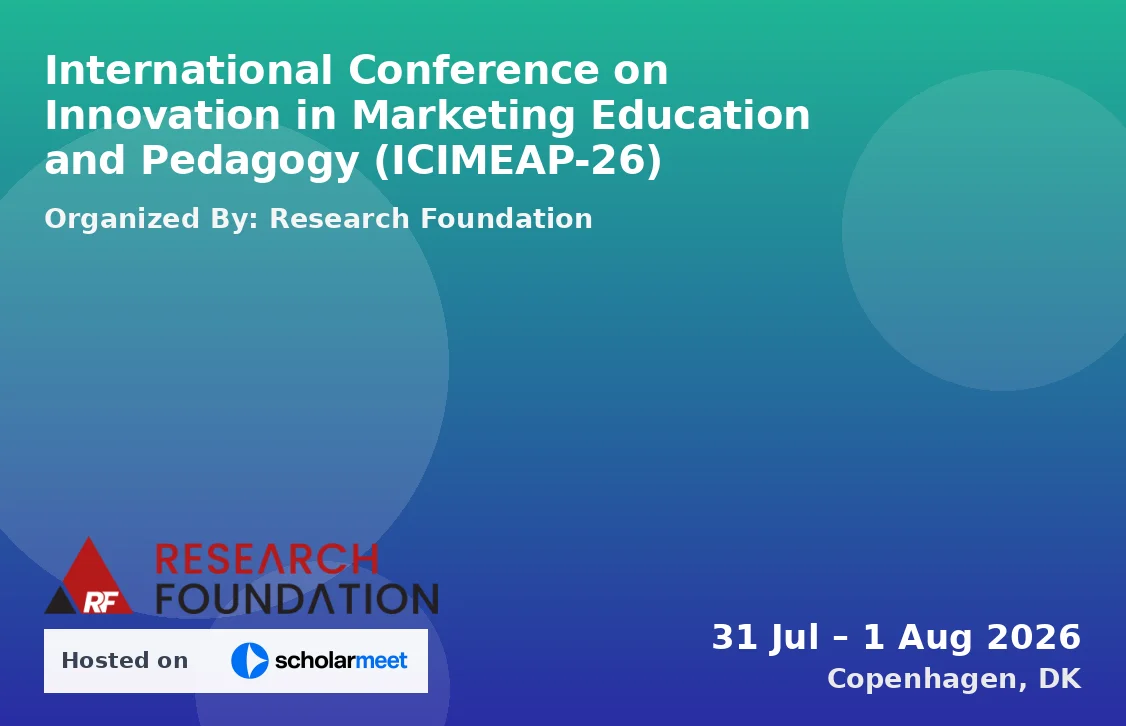 International Conference on Innovation in Marketing Education and Pedagogy (ICIMEAP-26)