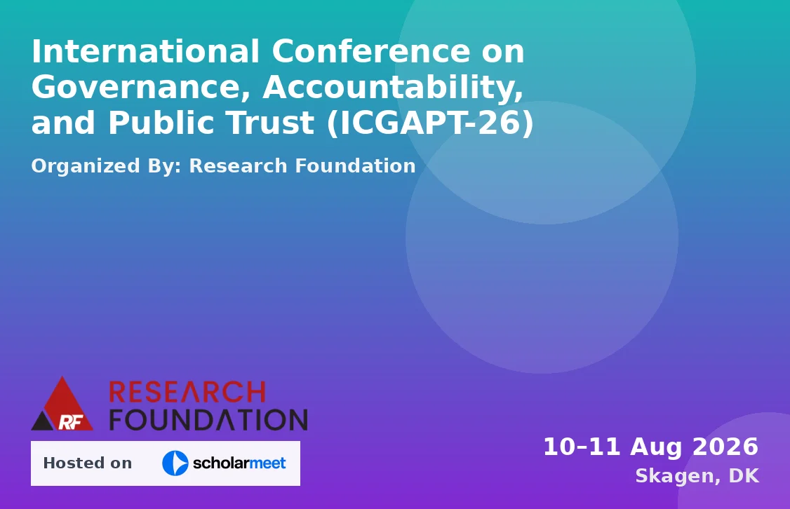 International Conference on Governance, Accountability, and Public Trust (ICGAPT-26)