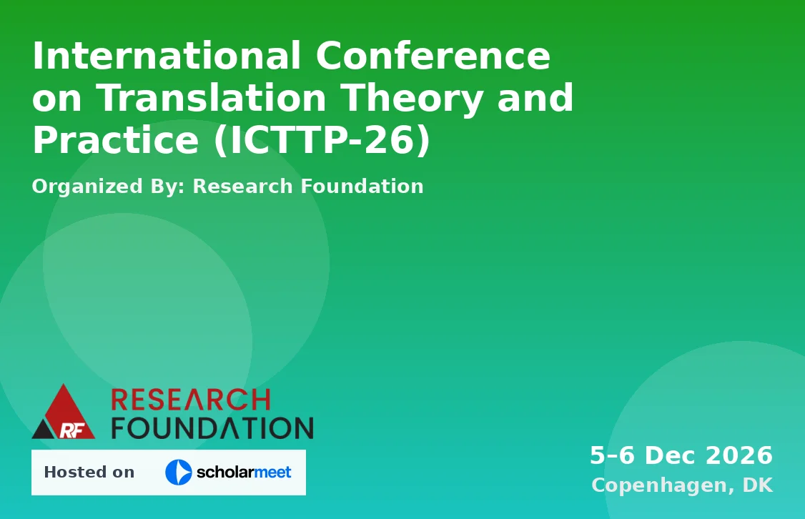 International Conference on Translation Theory and Practice (ICTTP-26)