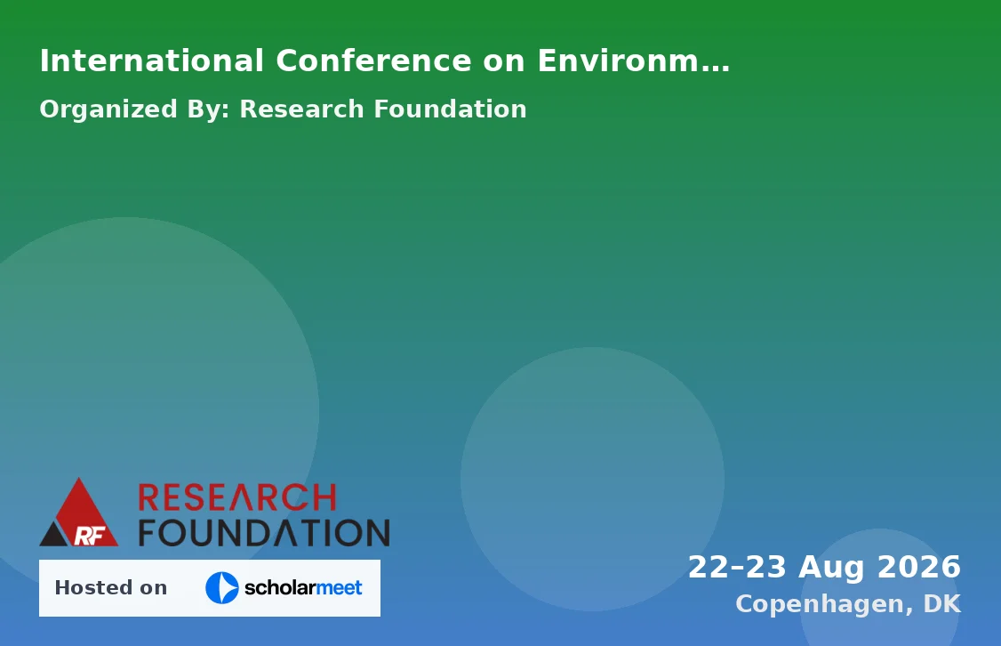 International Conference on Environmental Challenges and Sustainability in the Middle East (ICECSME-26)