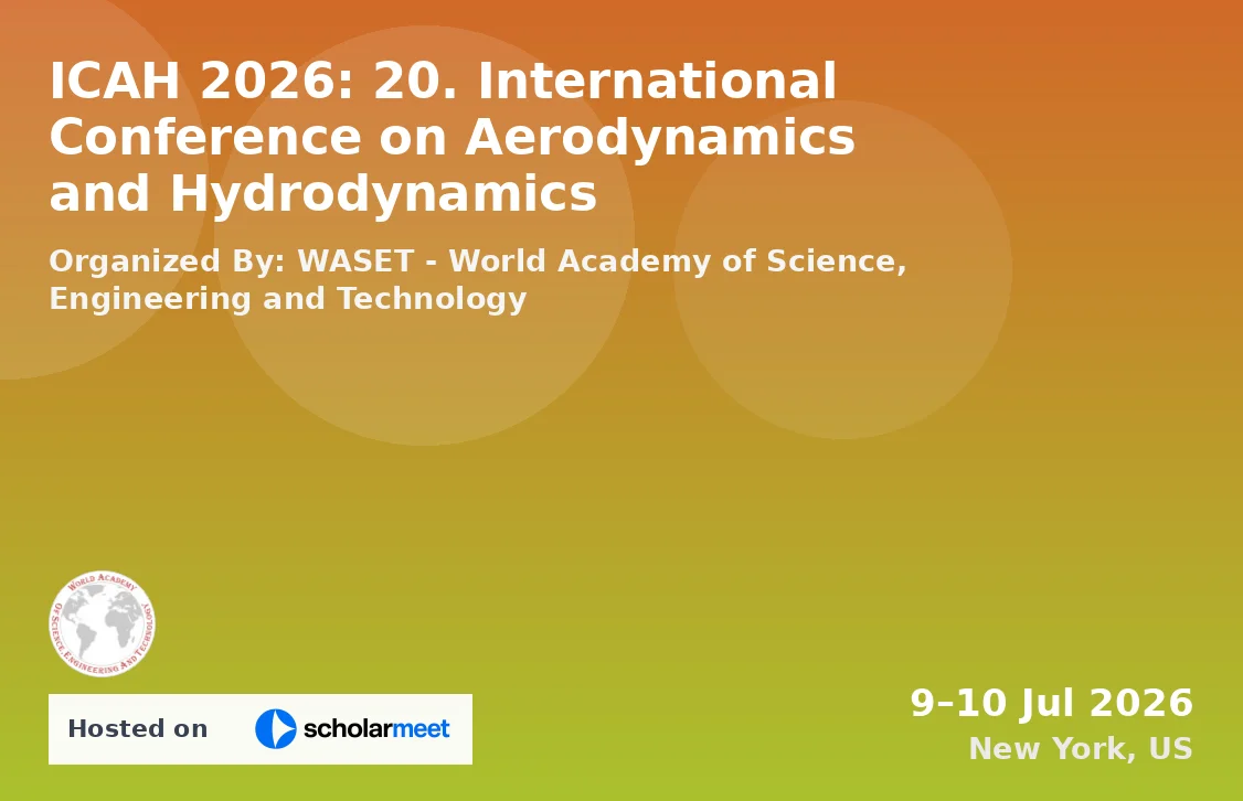 ICAH 2026: 20. International Conference on Aerodynamics and Hydrodynamics