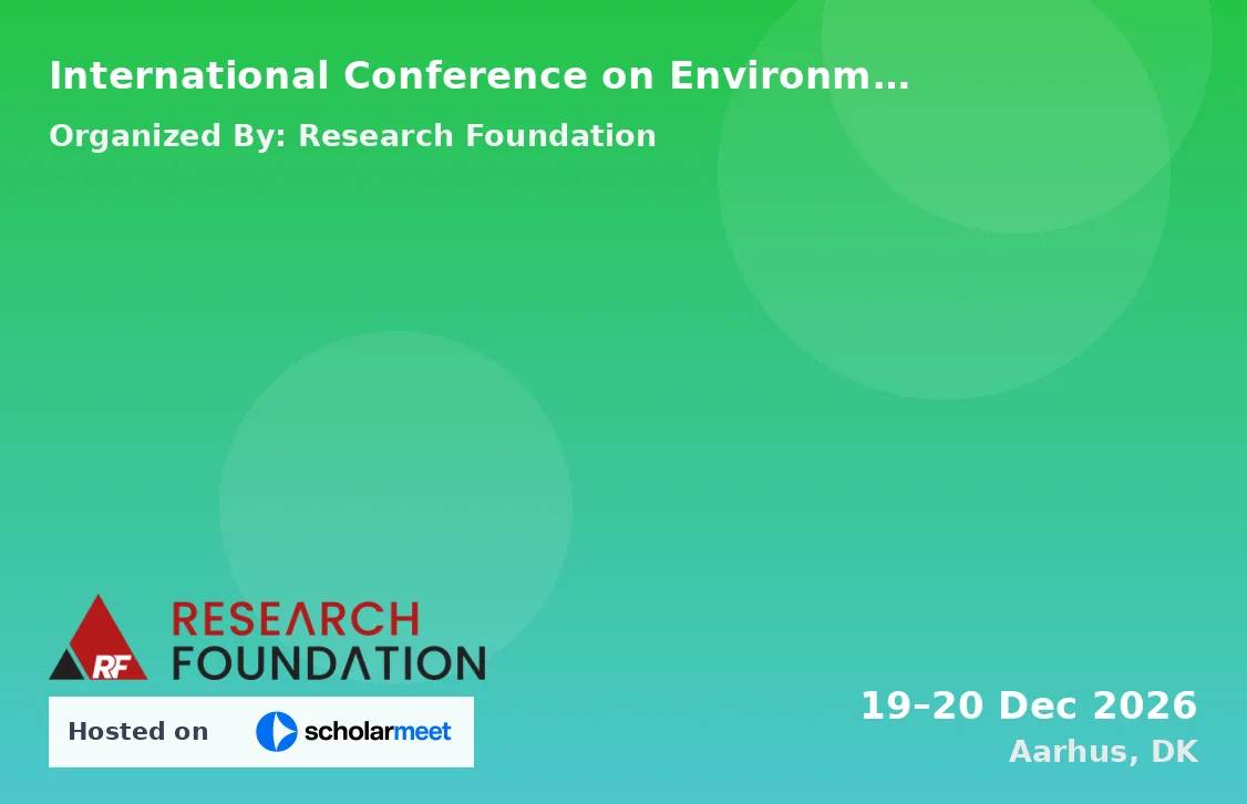 International Conference on Environmental Ethics and Intergenerational Justice in Sustainability (ICEEIJIS-26)