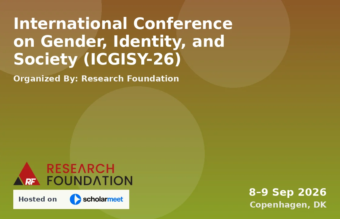 International Conference on Gender, Identity, and Society (ICGISY-26)